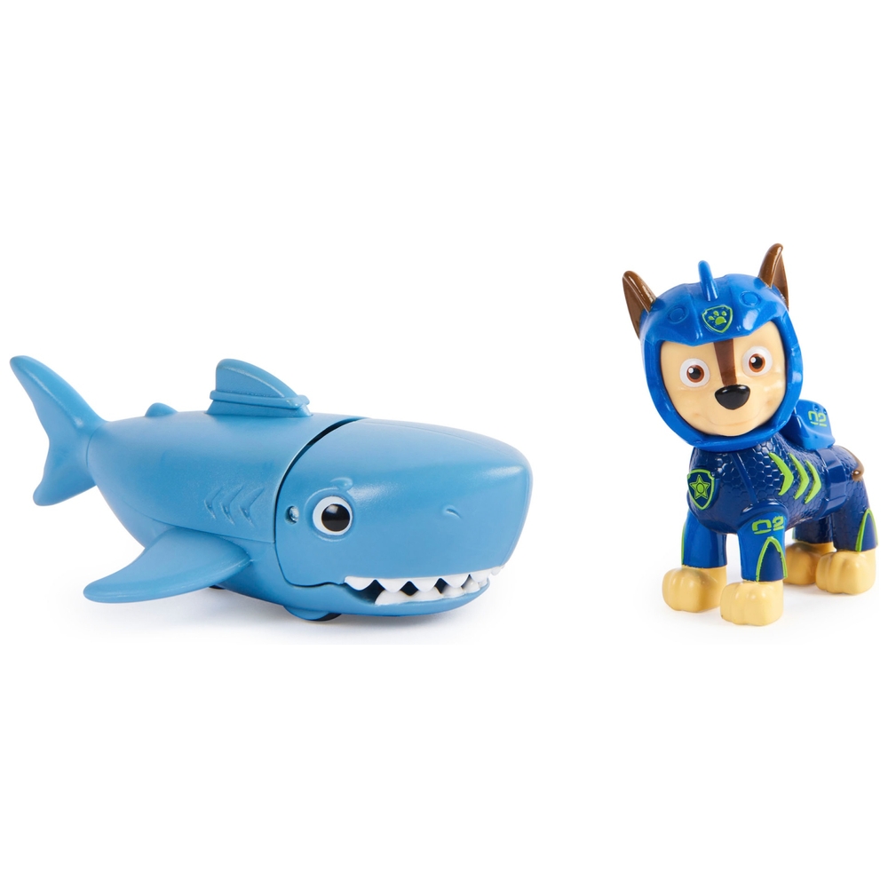 Pack de 2 figurines chiot et créature sous-marines - Aqua Pup La