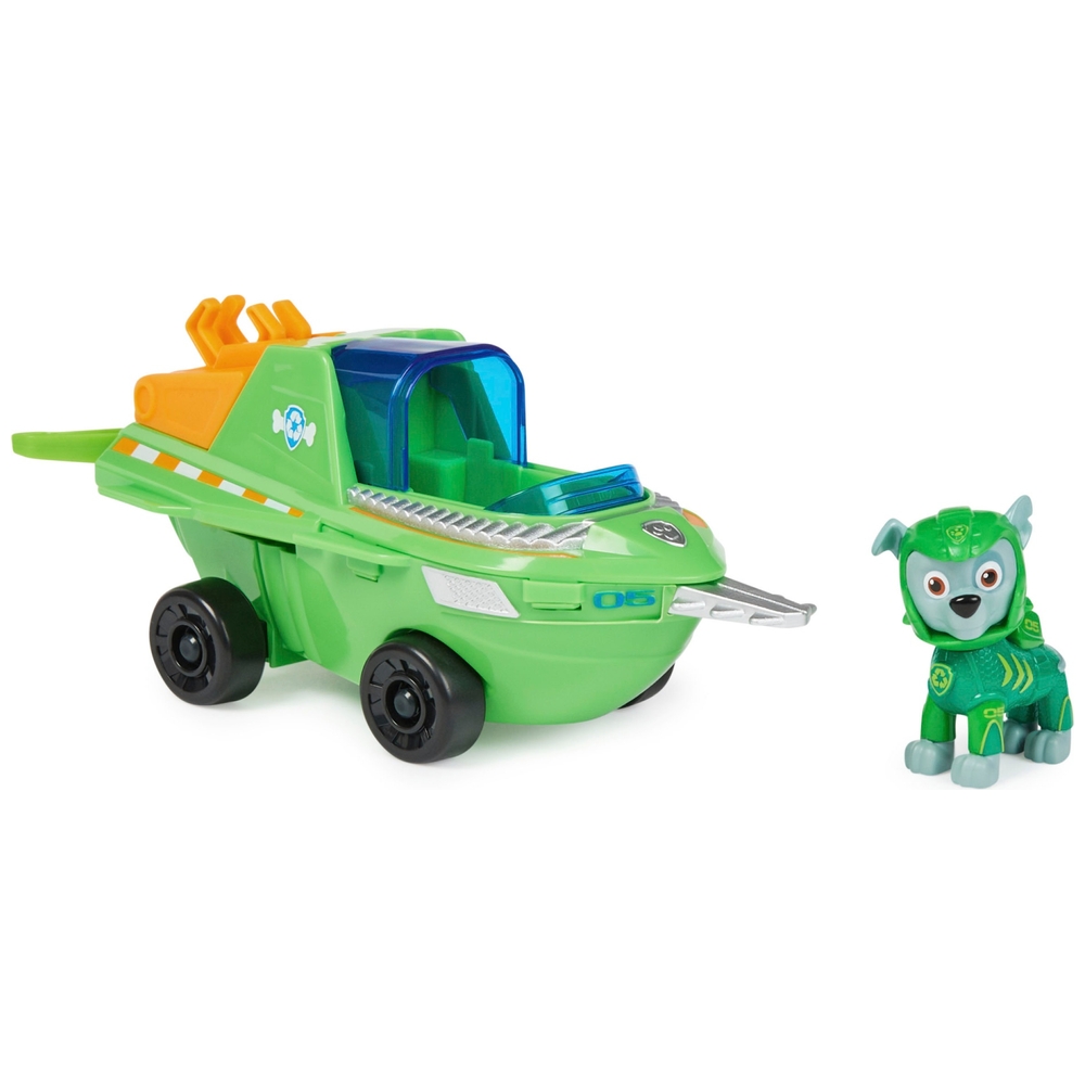 Laatste Verzwakken paperback PAW Patrol Aqua Pups Rocky met zaagvis voertuig | Smyths Toys Nederland