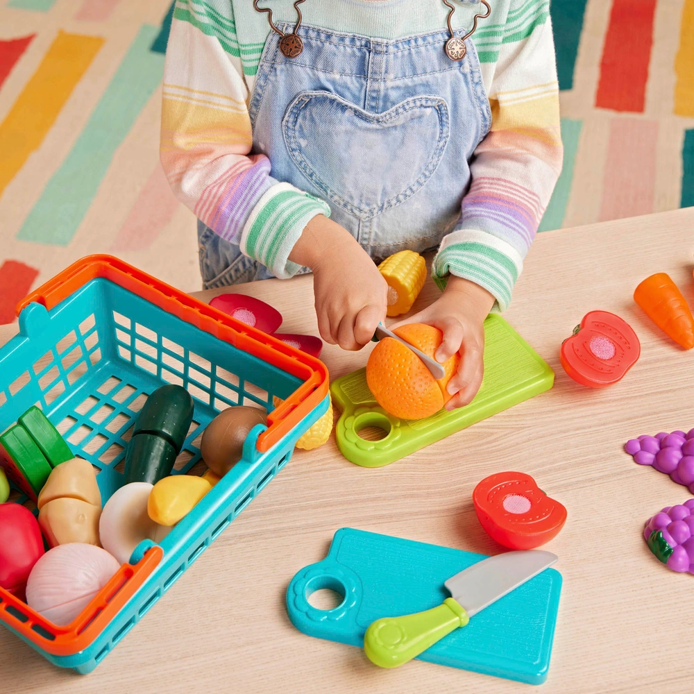 Farmers Market Slice Play Food Playset Smyths Toys UK