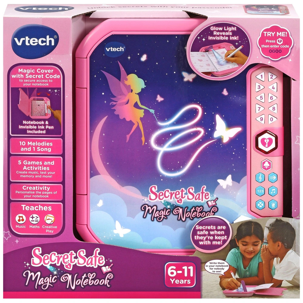 VTech Secret Safe Magic Notebook Smyths Toys Ireland