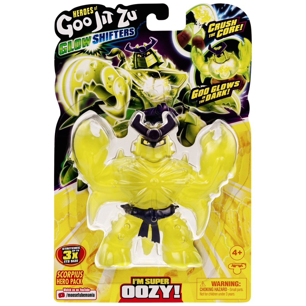 Heroes of Goo Jit Zu Glow Shifters Scorpius | Smyths Toys UK