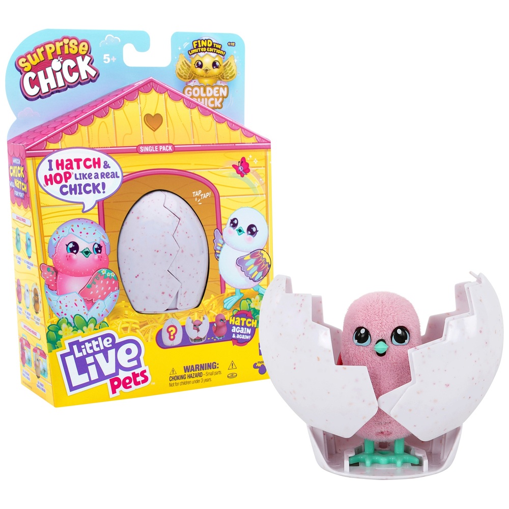 Little Live Pets - Surprise Chick Egg - Pink | Smyths Toys UK