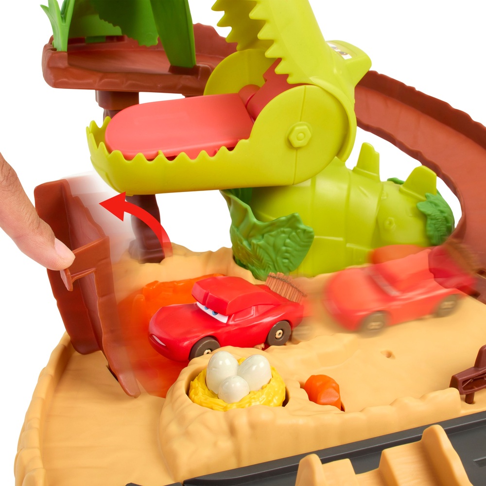 Disney Pixar Cars On The Road Dinosaur Playground Playset Smyths Toys UK