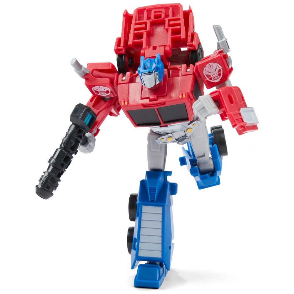 Figurine Transformers EarthSpark Spin Changer Optimus Prime et Robby Malto  - Figurine pour enfant - Achat & prix