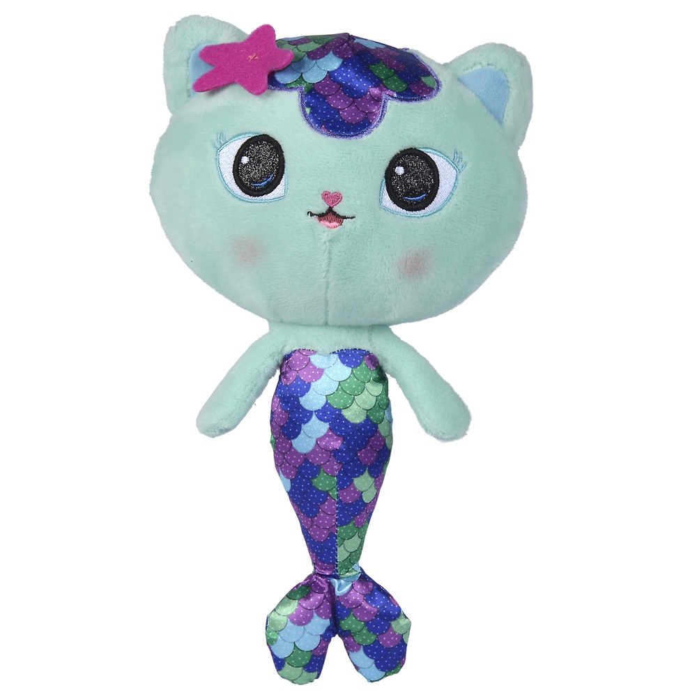Sirène chat en peluche jouet gabby house 22-25 cm