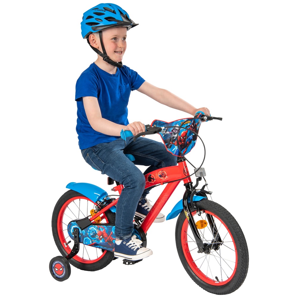 Spiderman bike 16 inch hot sale uk