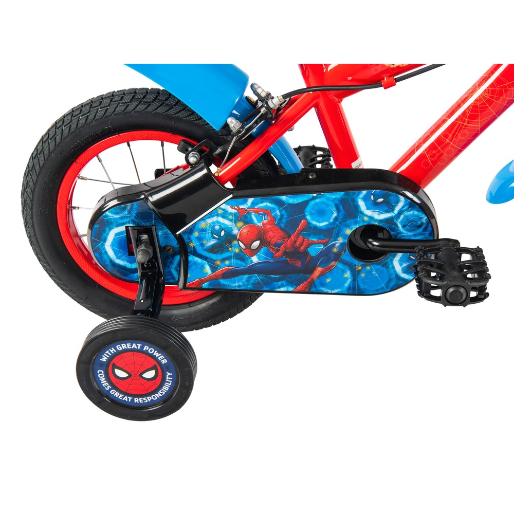 Jeux et Jouets :: vélo spiderman 12 pouce avec drapeau