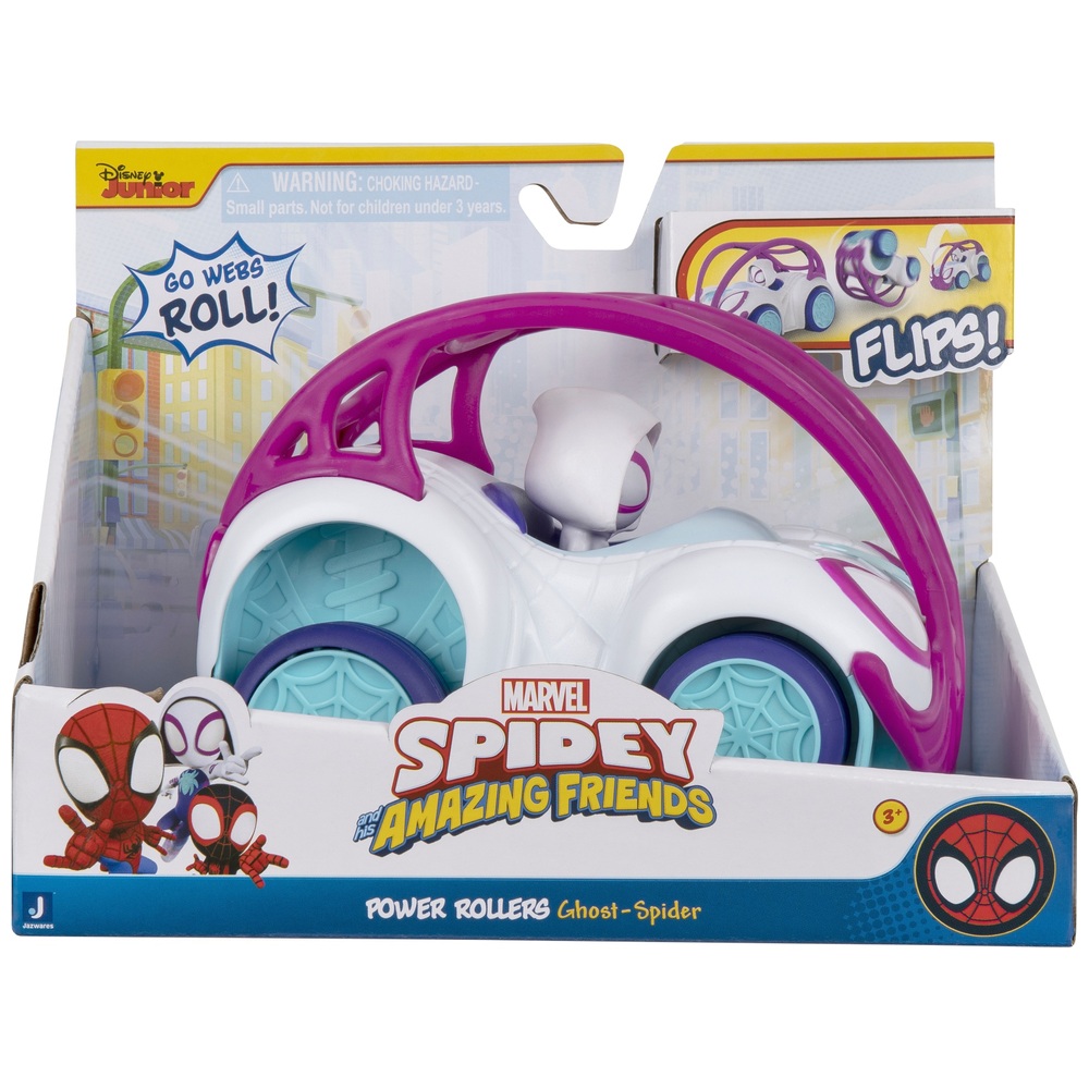 Marvel Spidey and his Amazing Friends 15cm Power Rollers - Ghost Spider