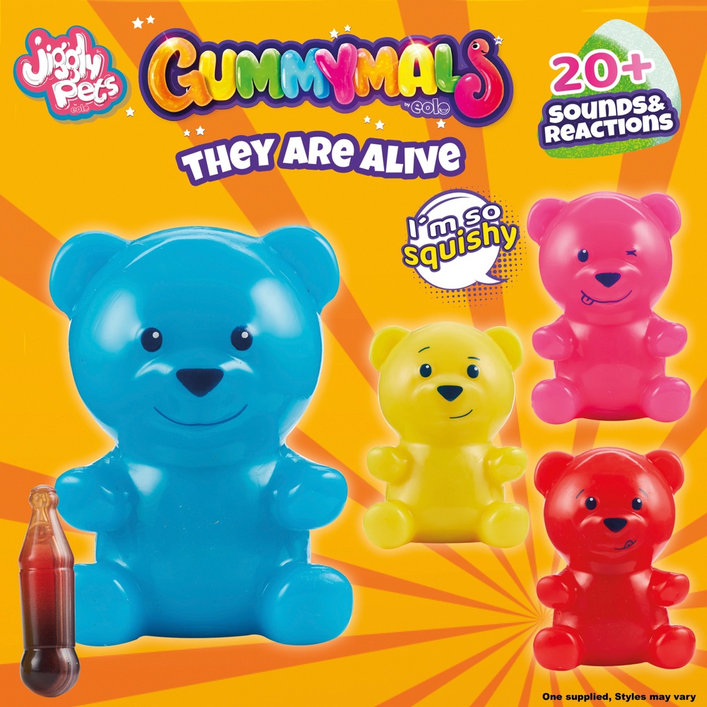 Introducing Gummymal, the hilarious interactive gummy bear toy! 🐻🤣