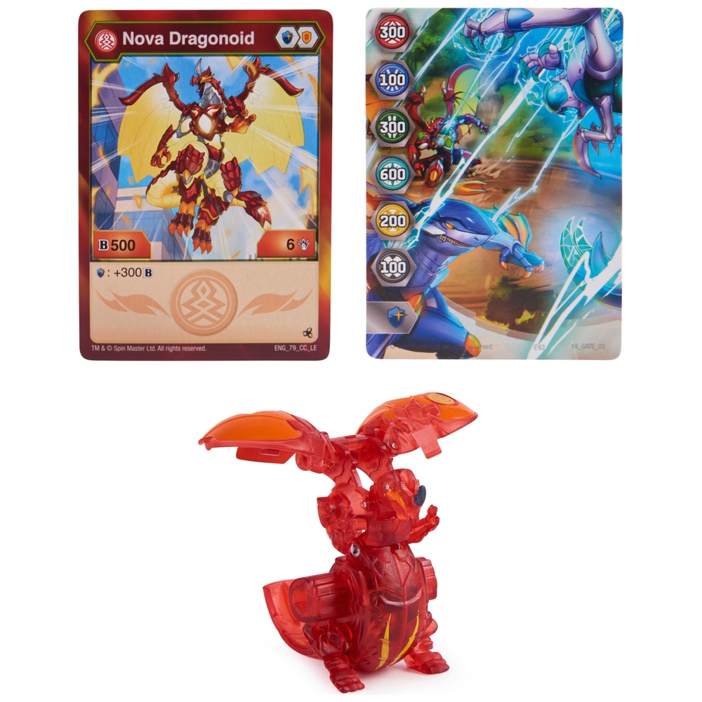 Bakugan Legends Collectible Nova Action Figure & Trading Cards