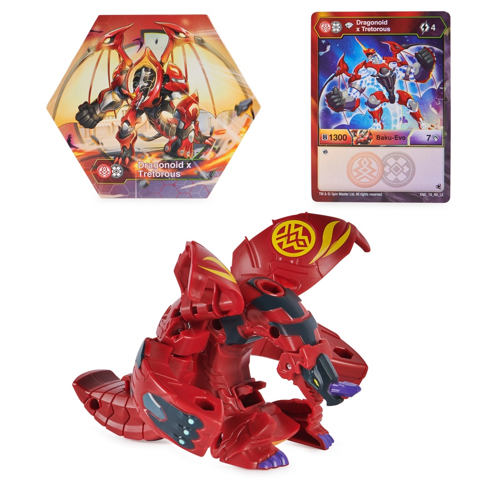 Bakugan Legends Collectible Deka BakuCore, Action Figure & Trading Card