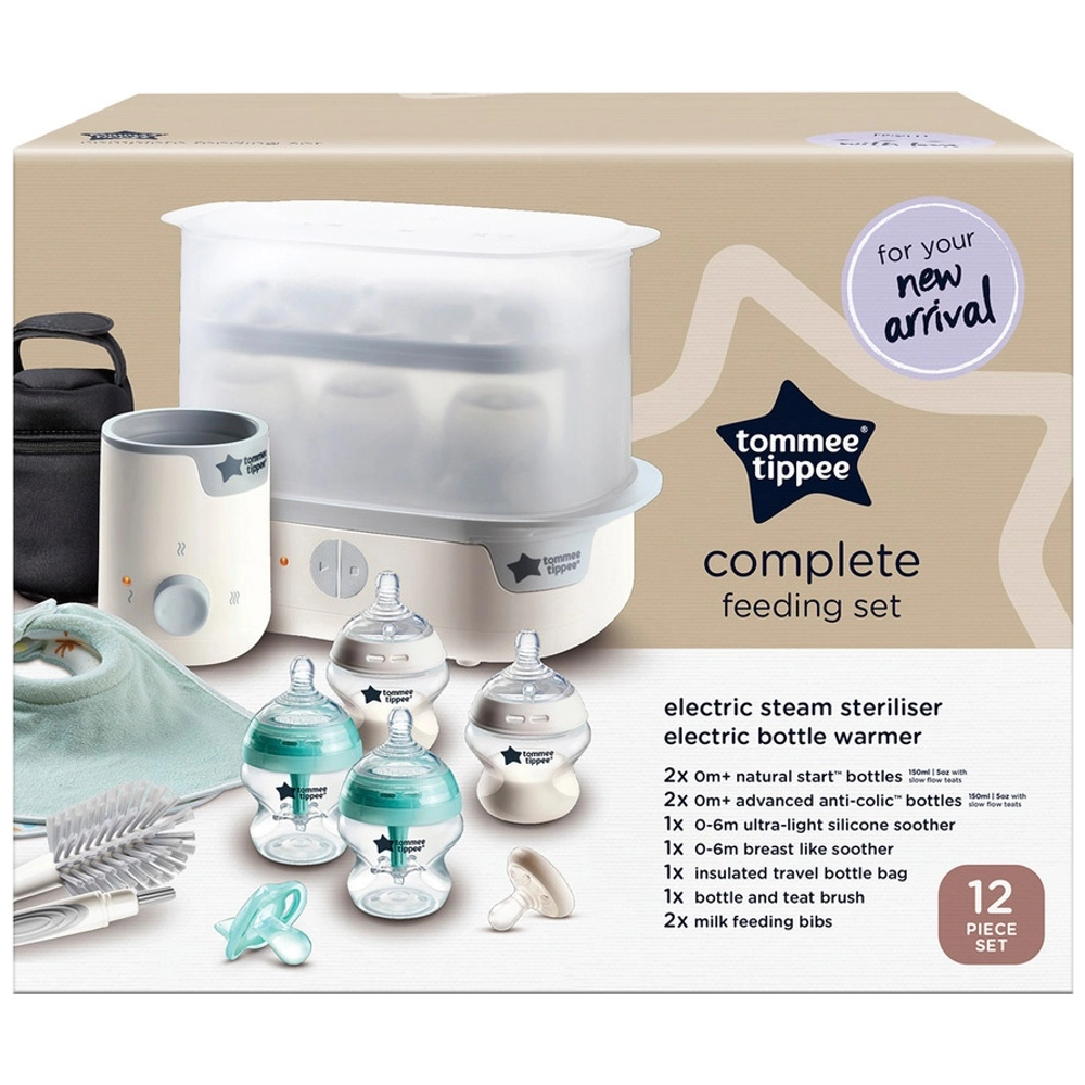 Tommee Tippee Complete Feeding Set with Electric Steam Steriliser