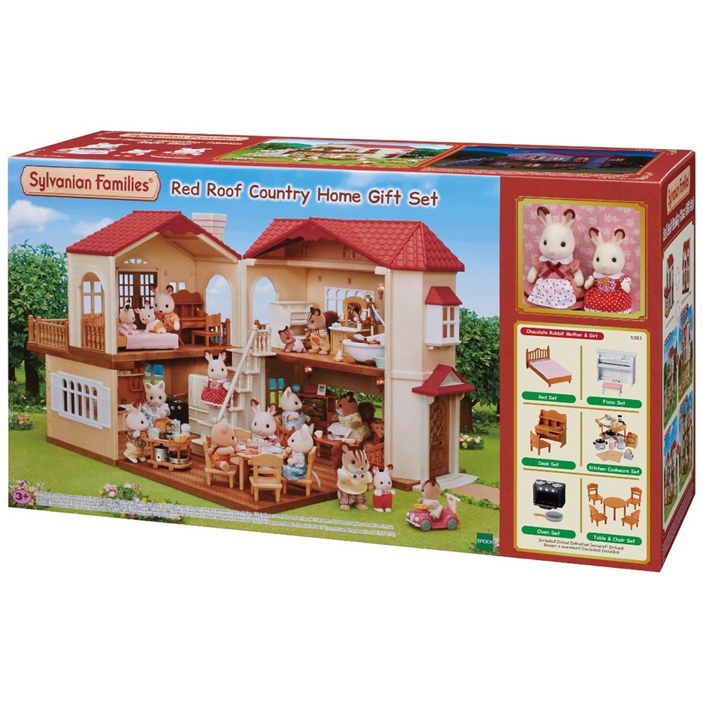 Families Red Roof Home Set | Toys UK