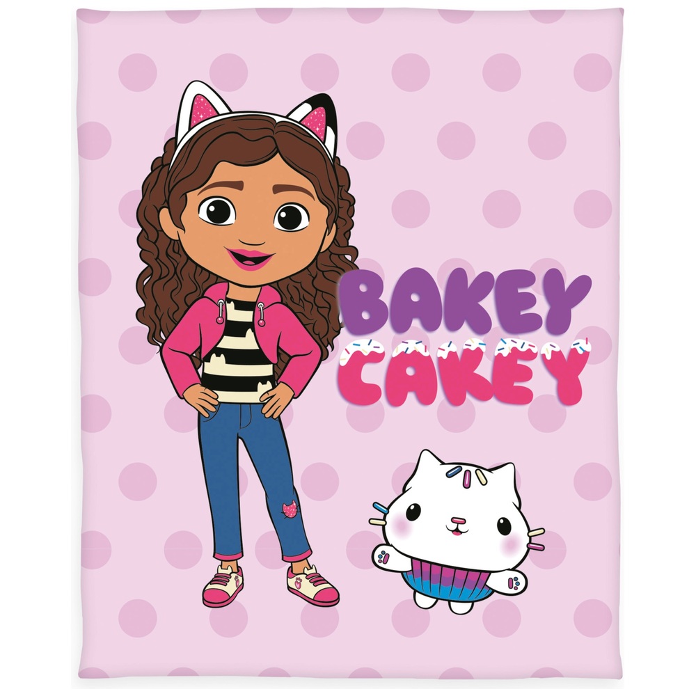 Gabby Und Das Magische Haus Fleecedecke 100x140cm - Kinderdecke Lizenzprodukt