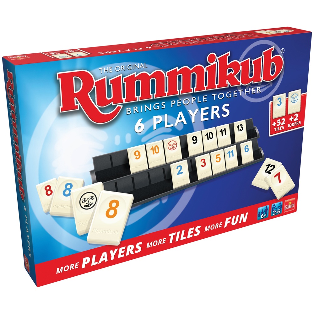 Klant agitatie Savant Rummikub The Original geschikt 6 Spelers-Bordspel | Smyths Toys Nederland