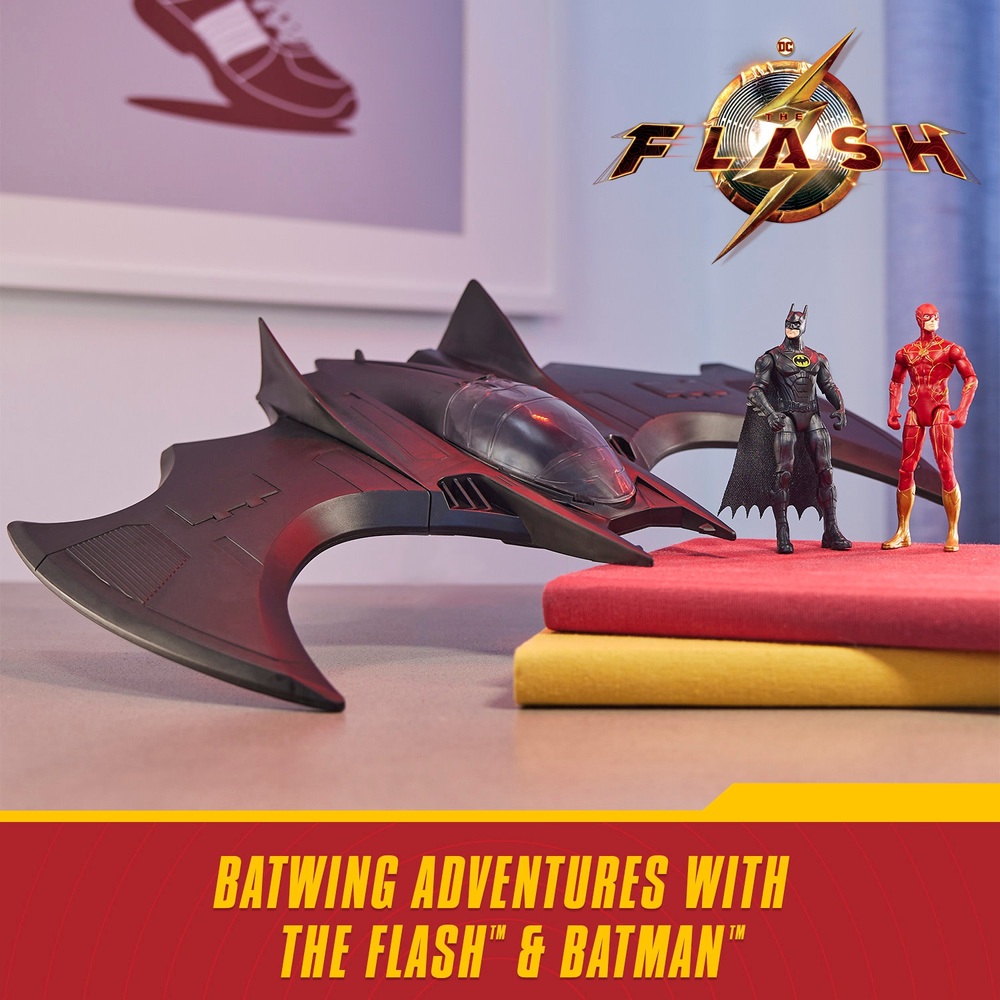 DC The Flash Spielset Batwing mit Flash und Batman Figuren 10 cm ...