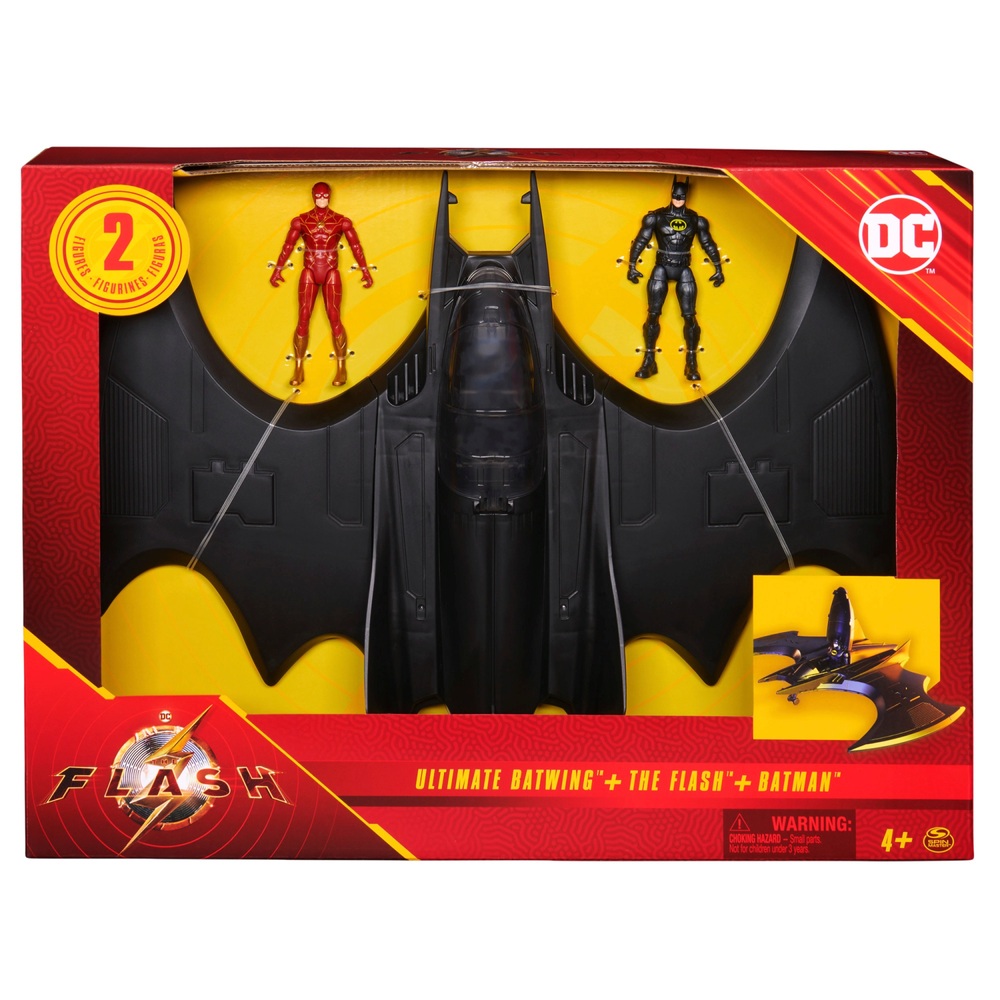 Flash Movie Batwing mit Flash und Batman | Smyths Toys Deutschland