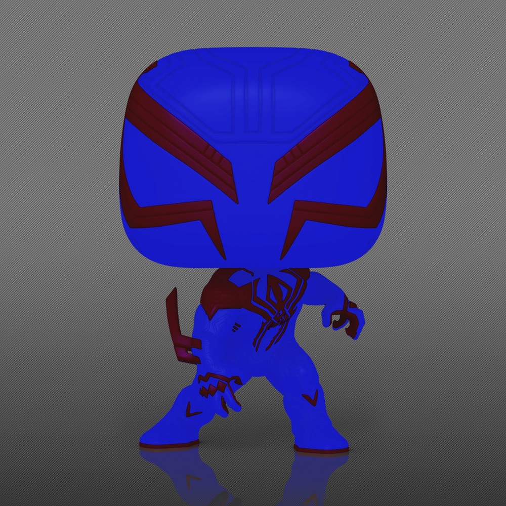 Spider Man Across The Spider Verse Spider Man 2099 Glow In The Dark Pop Vinyl Figure 