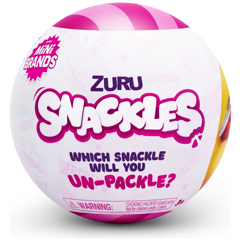 Snackles Série 1 - Peluche Surprise, Peluche Ultra Douce, 14 cm, Peluche  avec Licence Snack Brand Accessoire (Petite), Les Styles Peuvent Varier