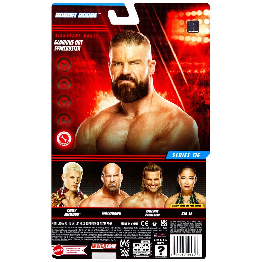 Wwe Basic Series 136 Robert Roode Action Figure 