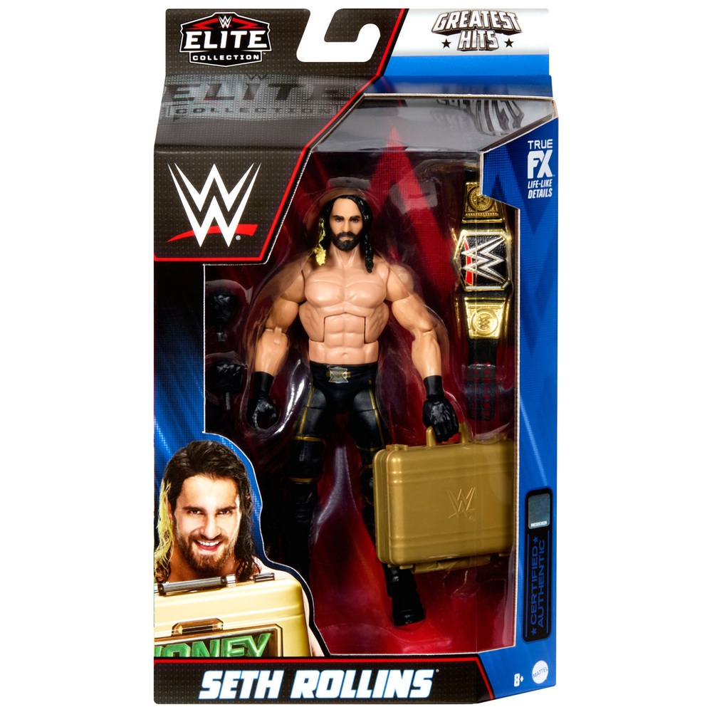 Wwe Elite Series Greatest Hits Seth Rollins Action Figure Smyths Toys Uk