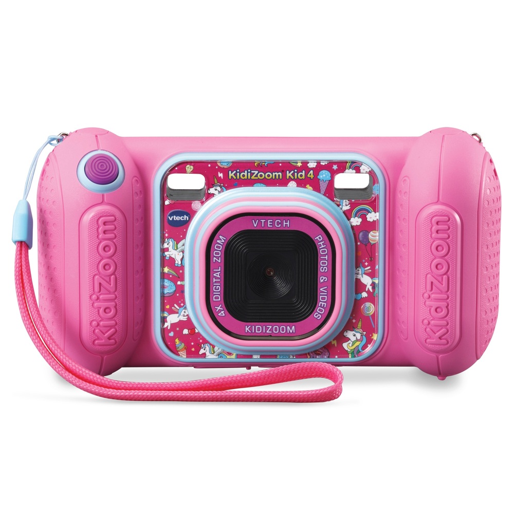 VTech KidiZoom Kid 4 Digitalkamera für Kinder pink | Smyths Toys Schweiz