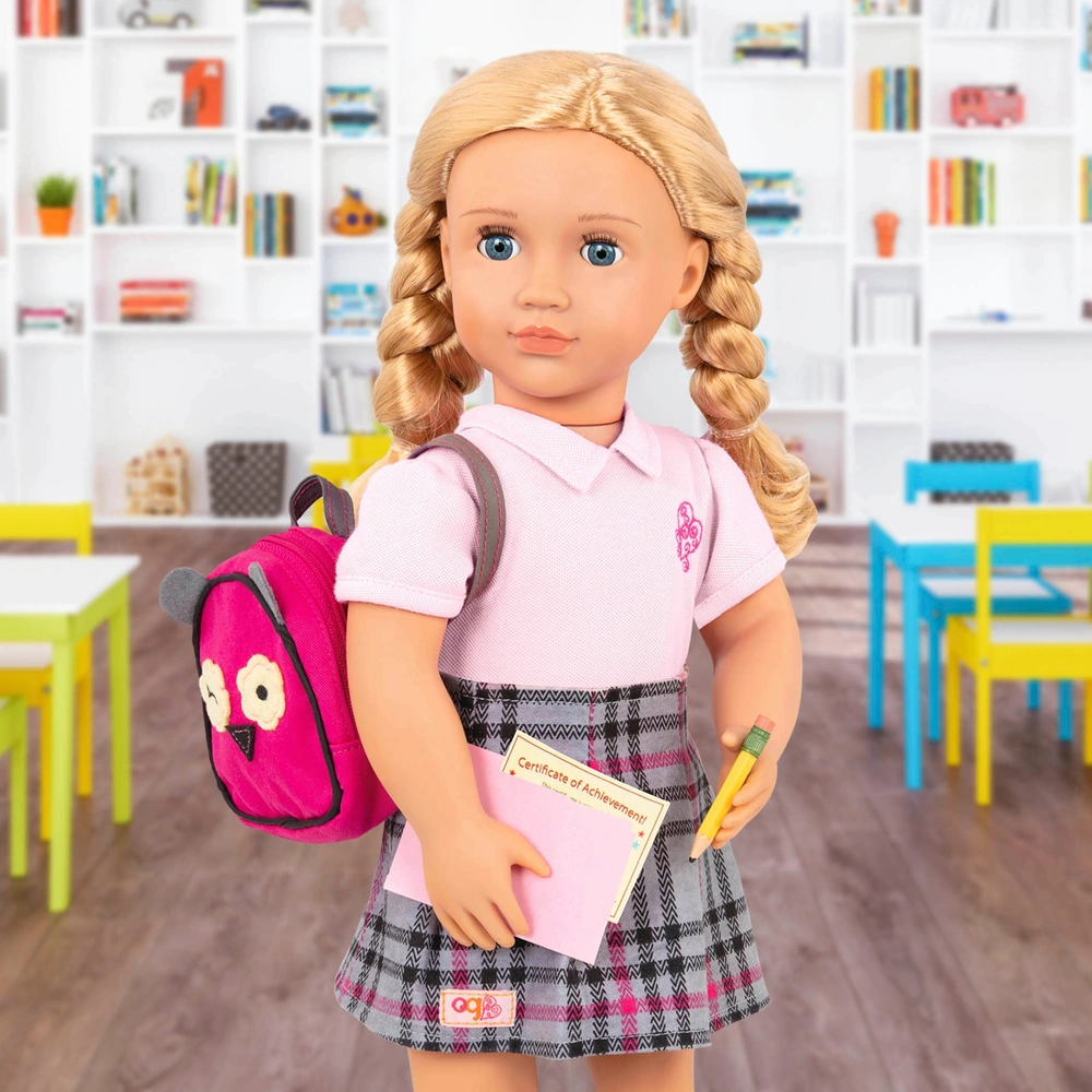Our Generation Deluxe School Girl Hally Doll Smyths Toys UK