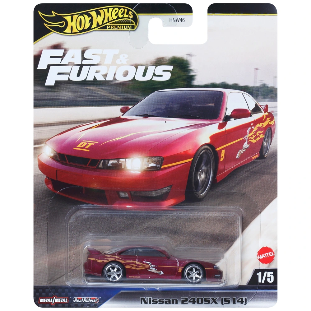 Hot Wheels - Fast & Furious 1/64 Véhicule Nissan 240SX