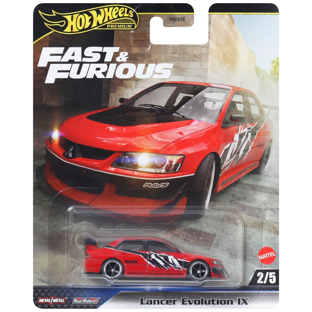 Hot Wheels Fast Furious Diecast Car Lancer Evolution IX 1:64