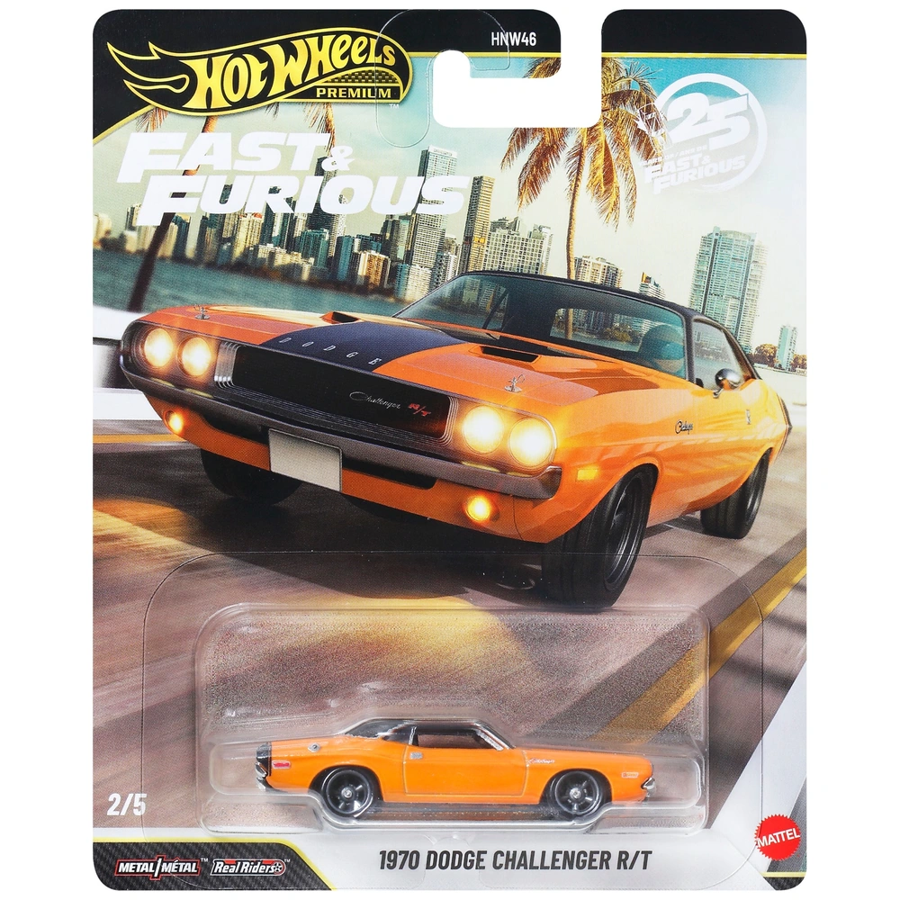 Hot Wheels Premium Fast & Furious 1:64 1970 Dodge Challenger R/T