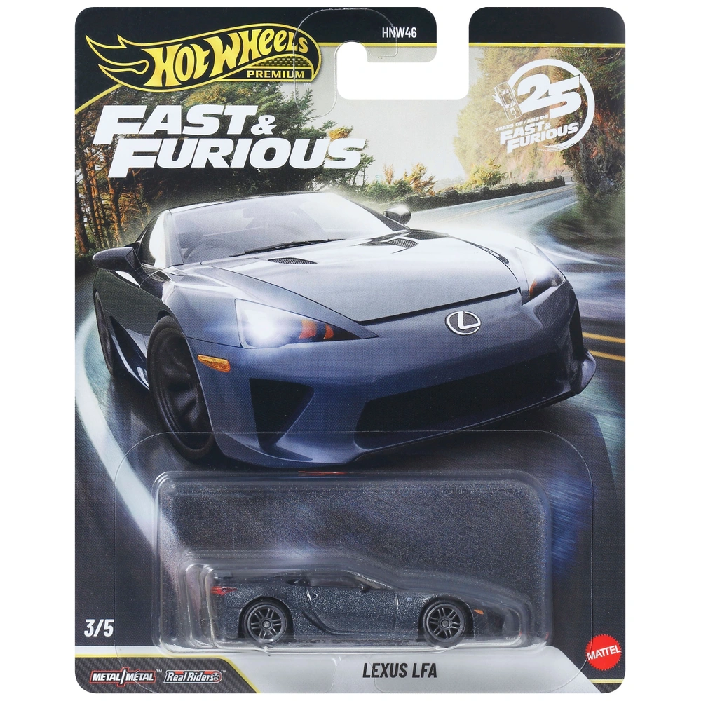 Hot Wheels Premium Fast & Furious 1:64 Lexus LFA Diecast Car