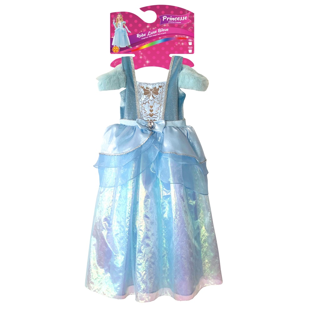 Kit de 6 accessoires princesse bleue fille - Vegaooparty