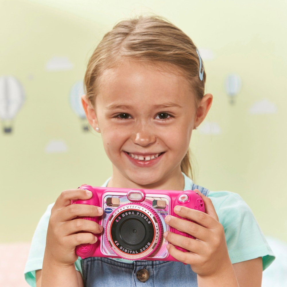 VTech KidiZoom Duo Pro Digitalkamera für Kinder mit Tasche pink | Smyths  Toys Österreich | Spielzeug-Kameras