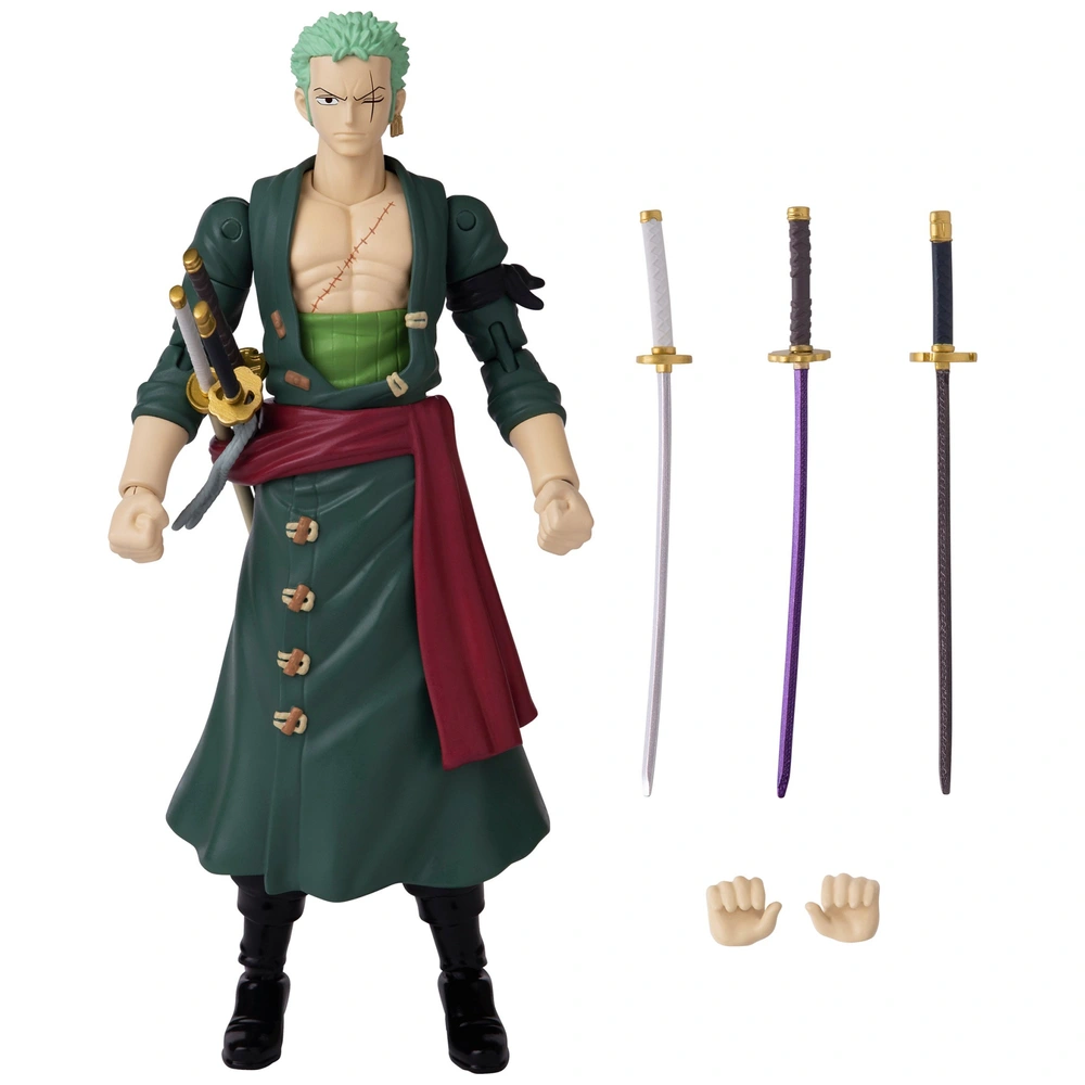 Figurine Roronoa Zoro One Piece - 15cm En PVC - Parfaite Pour Les Fans De Manga