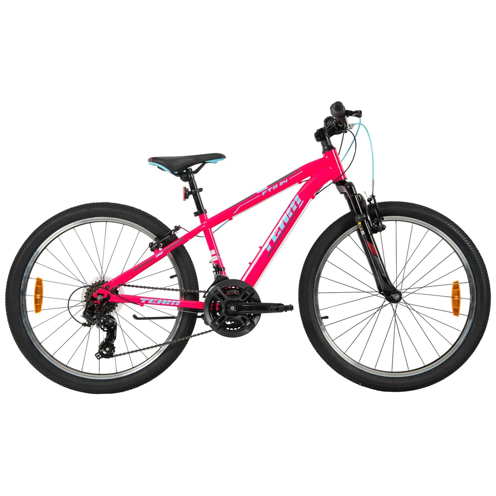 24 Inch Team FTB Mountain Bike Pink Smyths Toys Ireland
