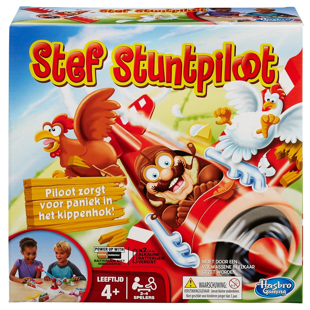Gezichtsveld zonsondergang Vies Stef Stuntpiloot Actiespel | Smyths Toys Nederland