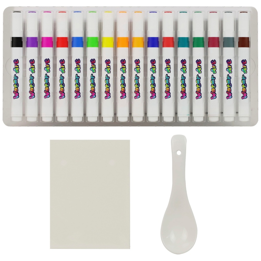 Water Art 16 Pack Water Markers with Spoon