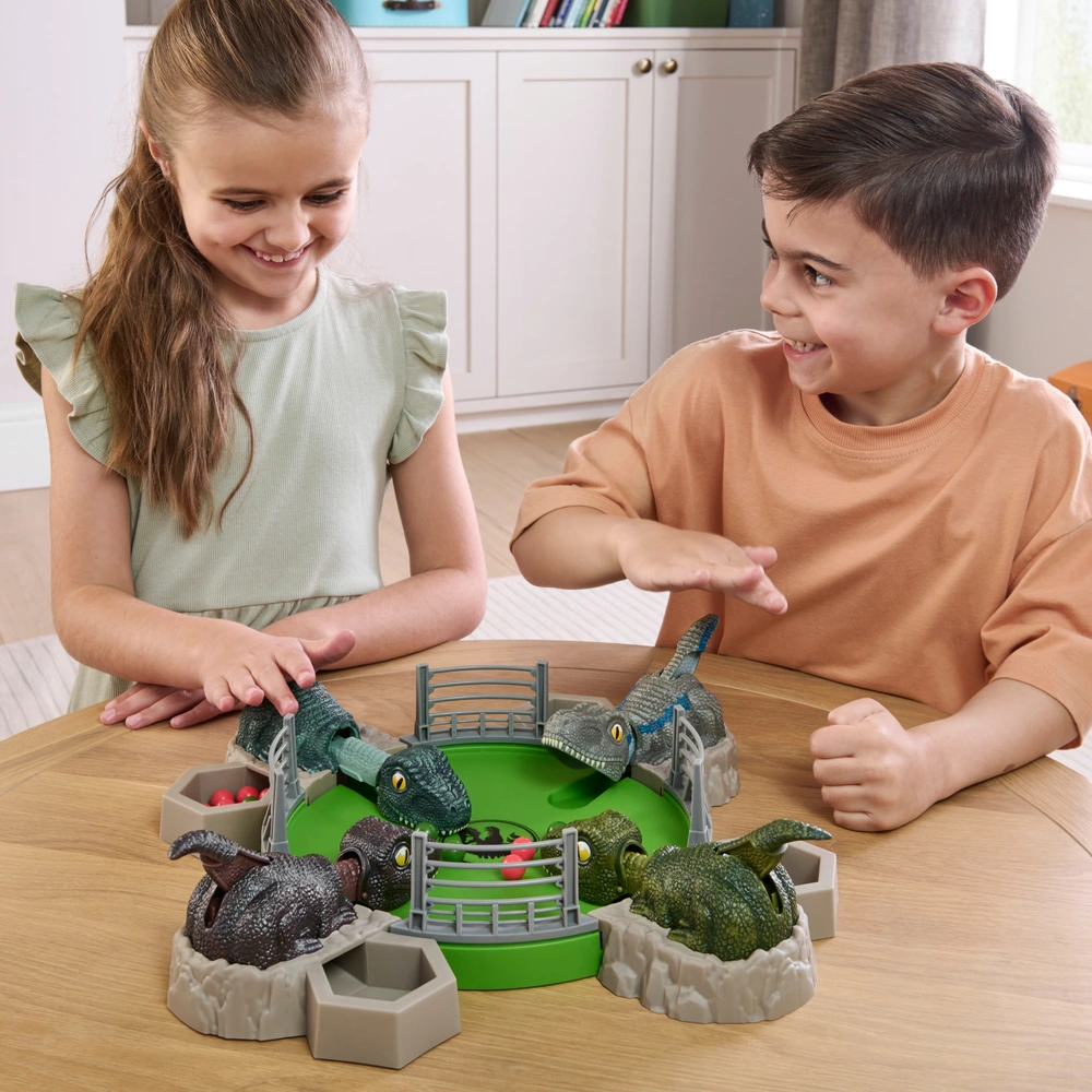Jurassic World 3D Spiel Gefräßige Raptoren Smyths Toys Schweiz