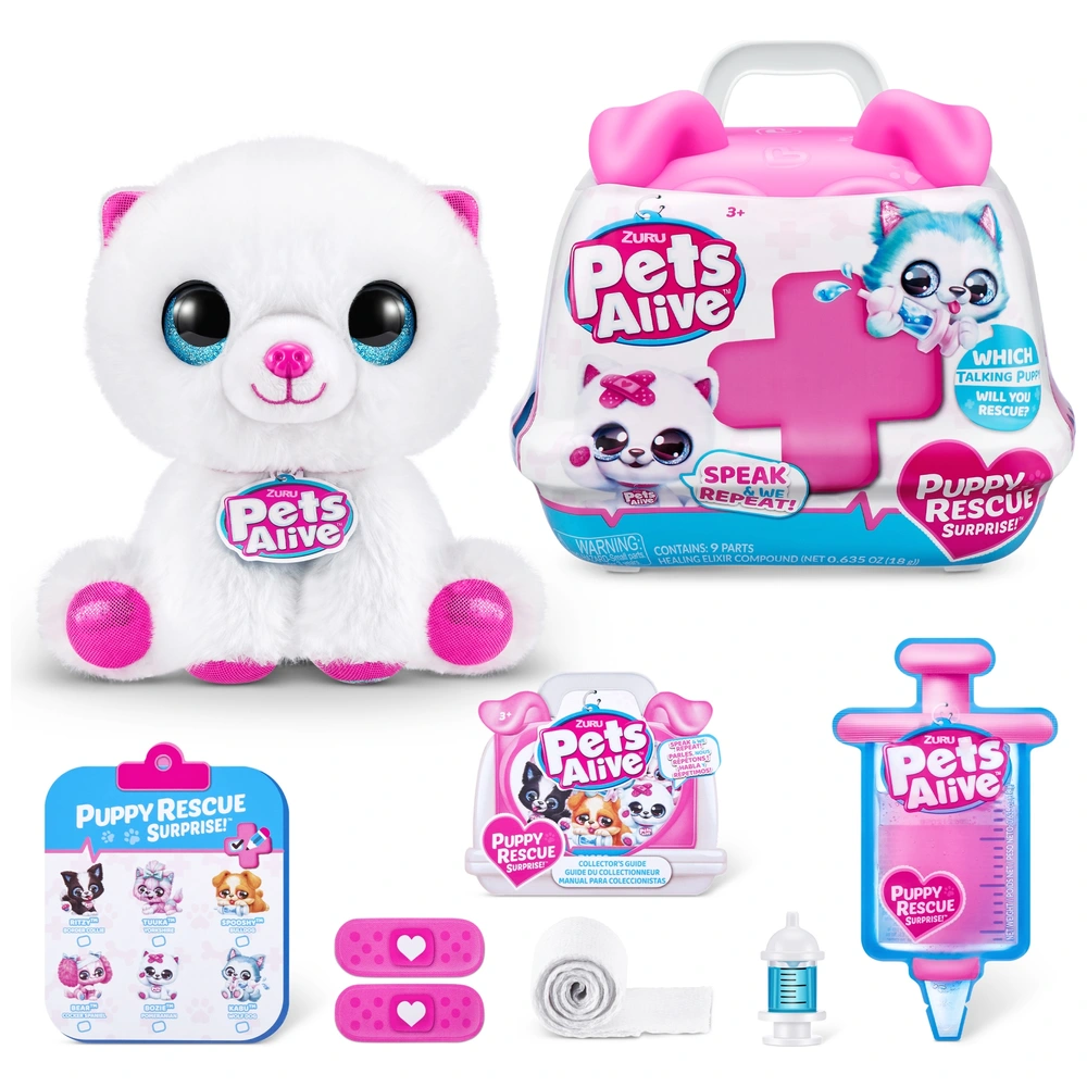 Pets Alive by ZURU Puppy Rescue Surprise Plush Set Assortment