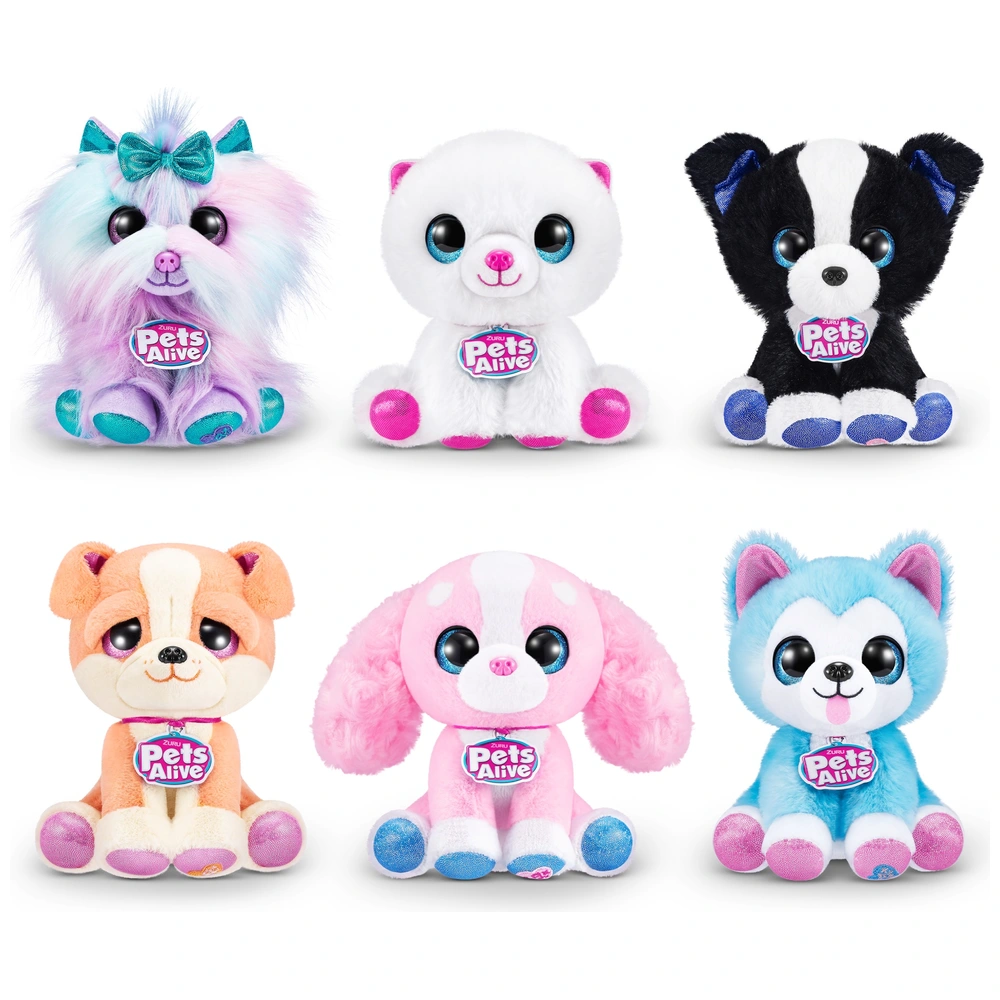 Pets Alive by ZURU Puppy Rescue Surprise Plush Set Assortment | Smyths Toys  UK