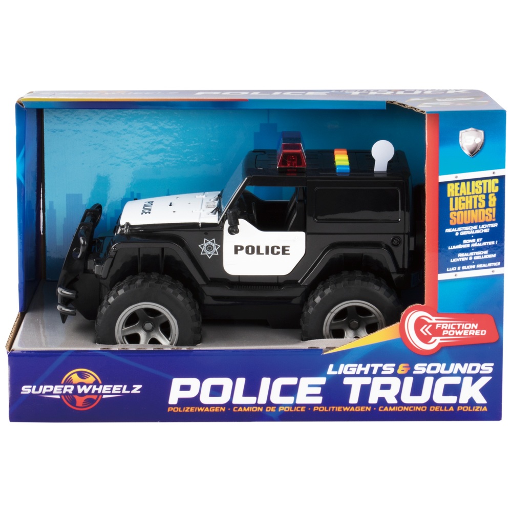 Lights and sounds police hot sale car