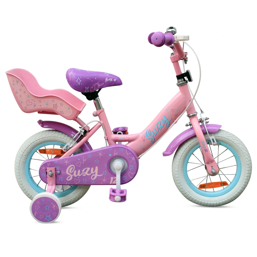 12 Inch Verve Suzy Bike with Doll Carrier Pink | Smyths Toys UK
