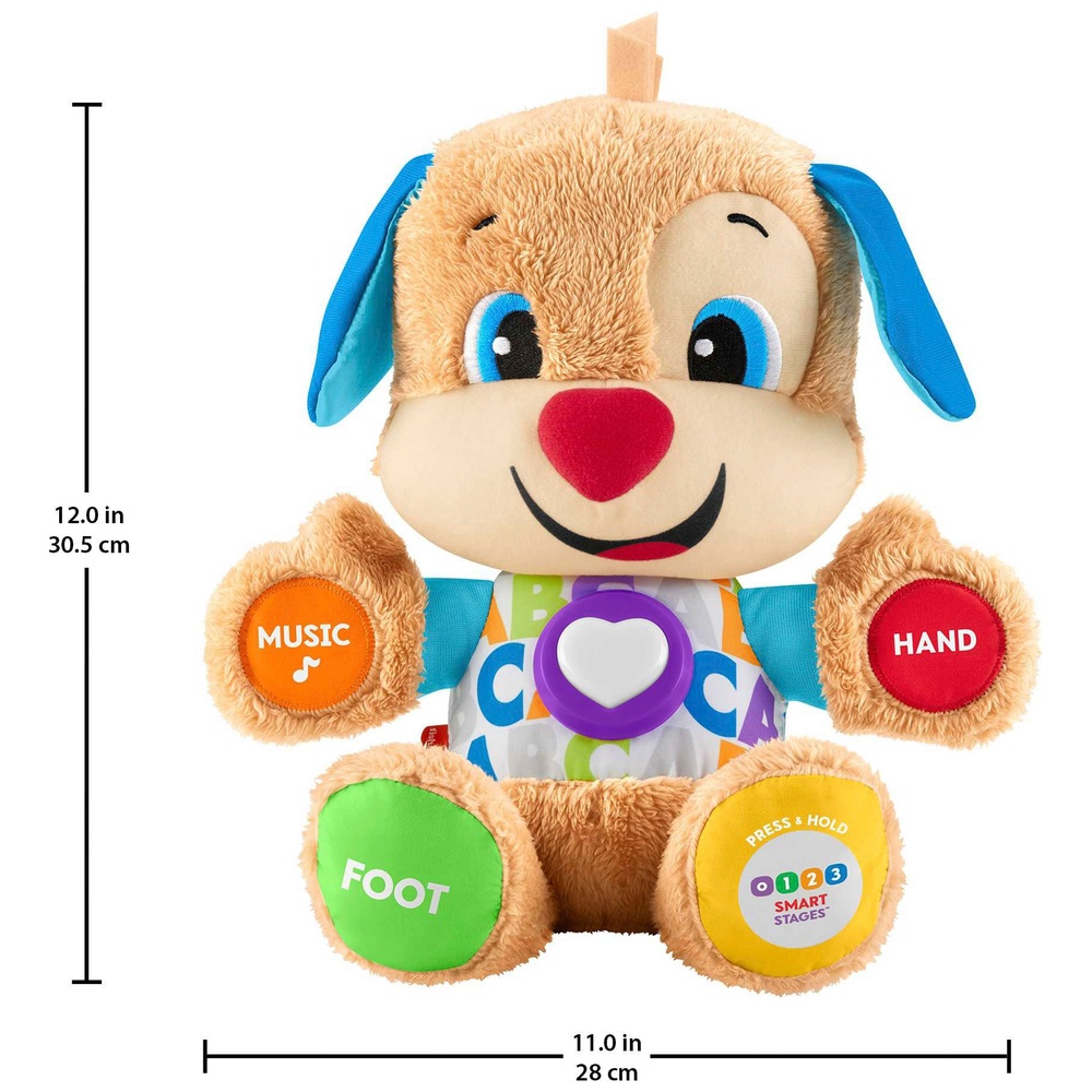 vangst in tegenstelling tot room Fisher-Price Leerplezier Eerste Woorden Puppy Interactieve Knuffel | Smyths  Toys Nederland