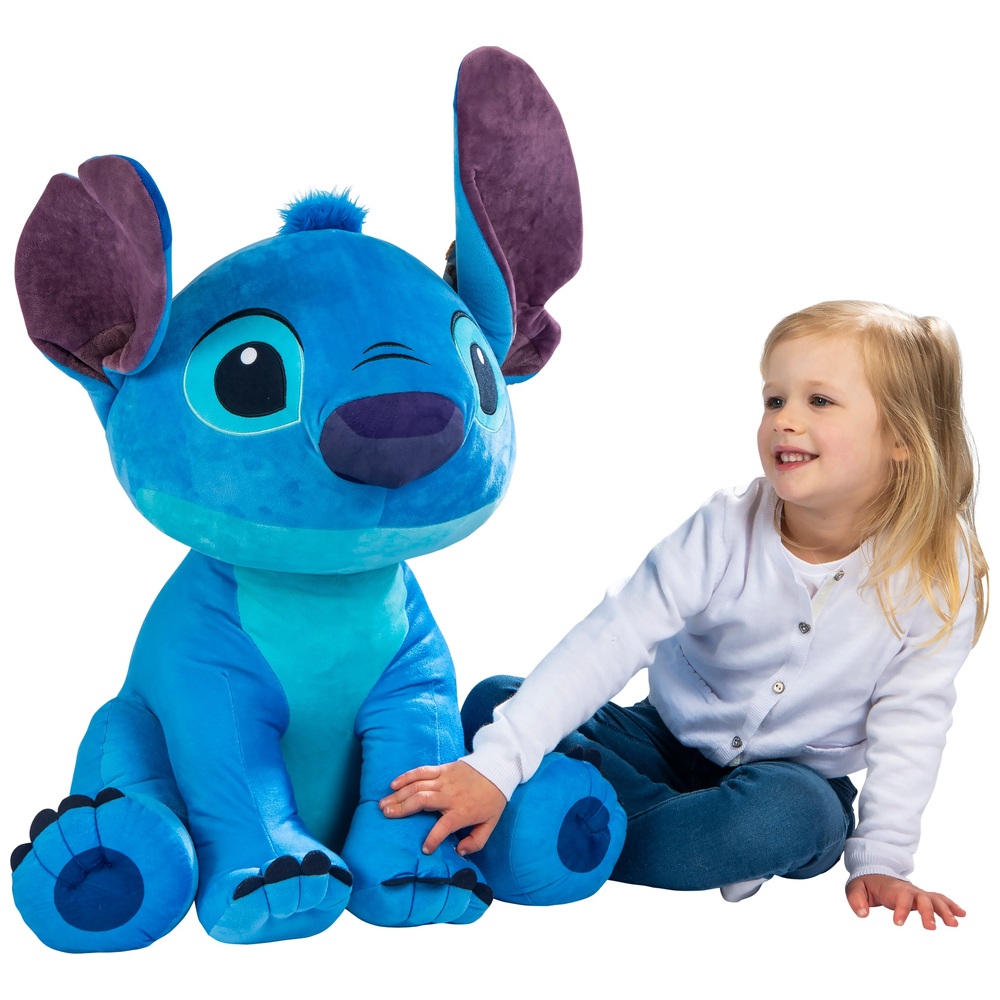 Disney Peluche géante Stitch bleu 50 cm