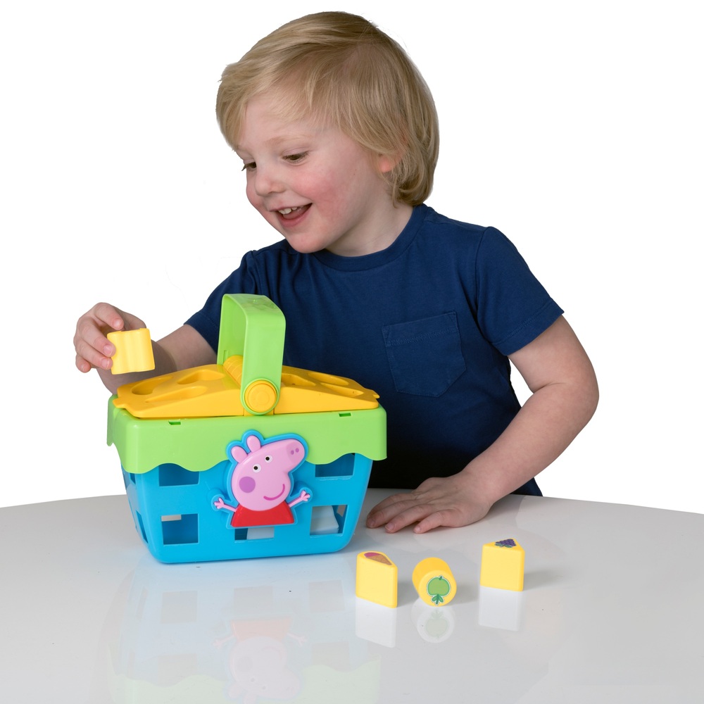 Peppa Pig Shape Sorter Basket Smyths Toys UK