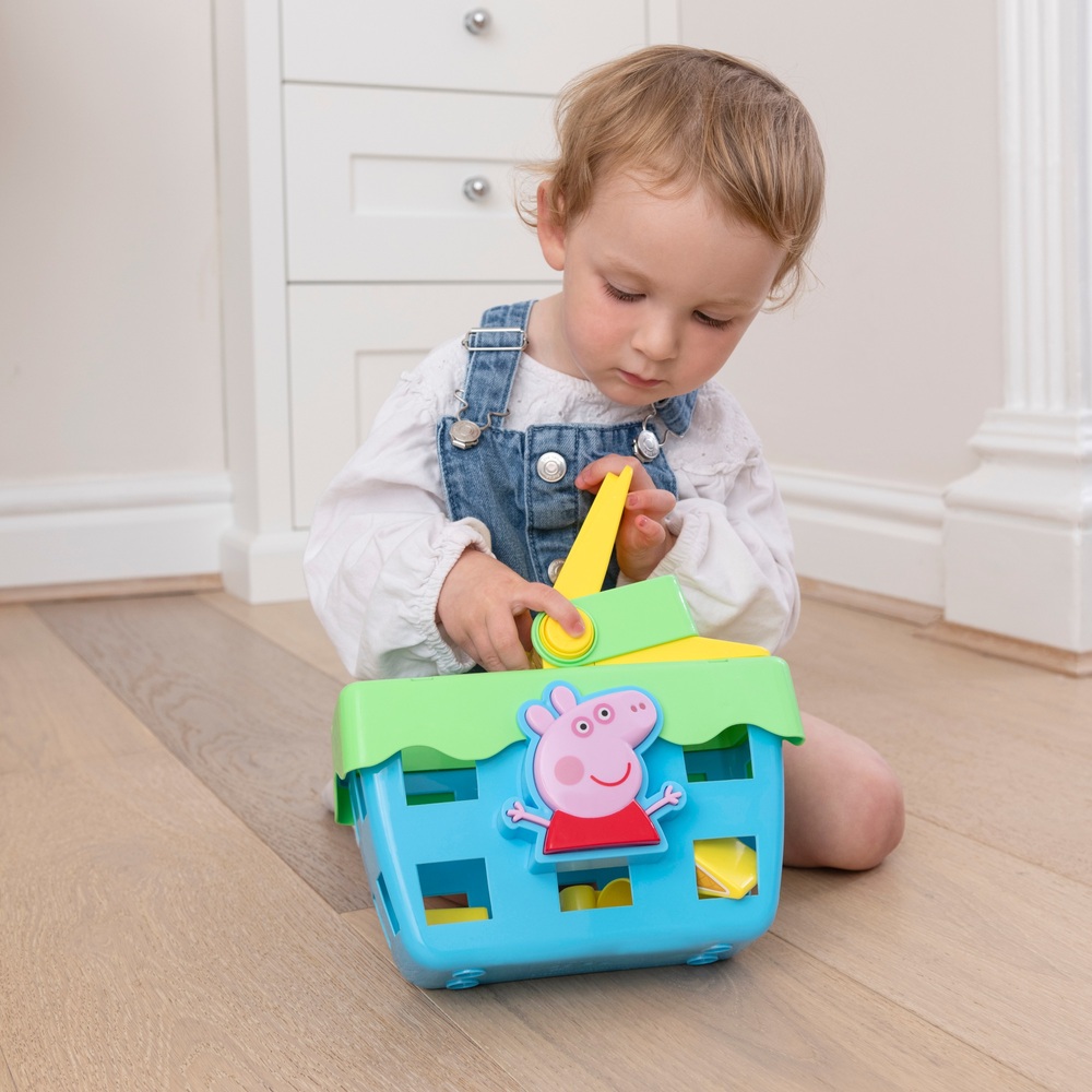 Peppa Pig Shape Sorter Basket Smyths Toys UK