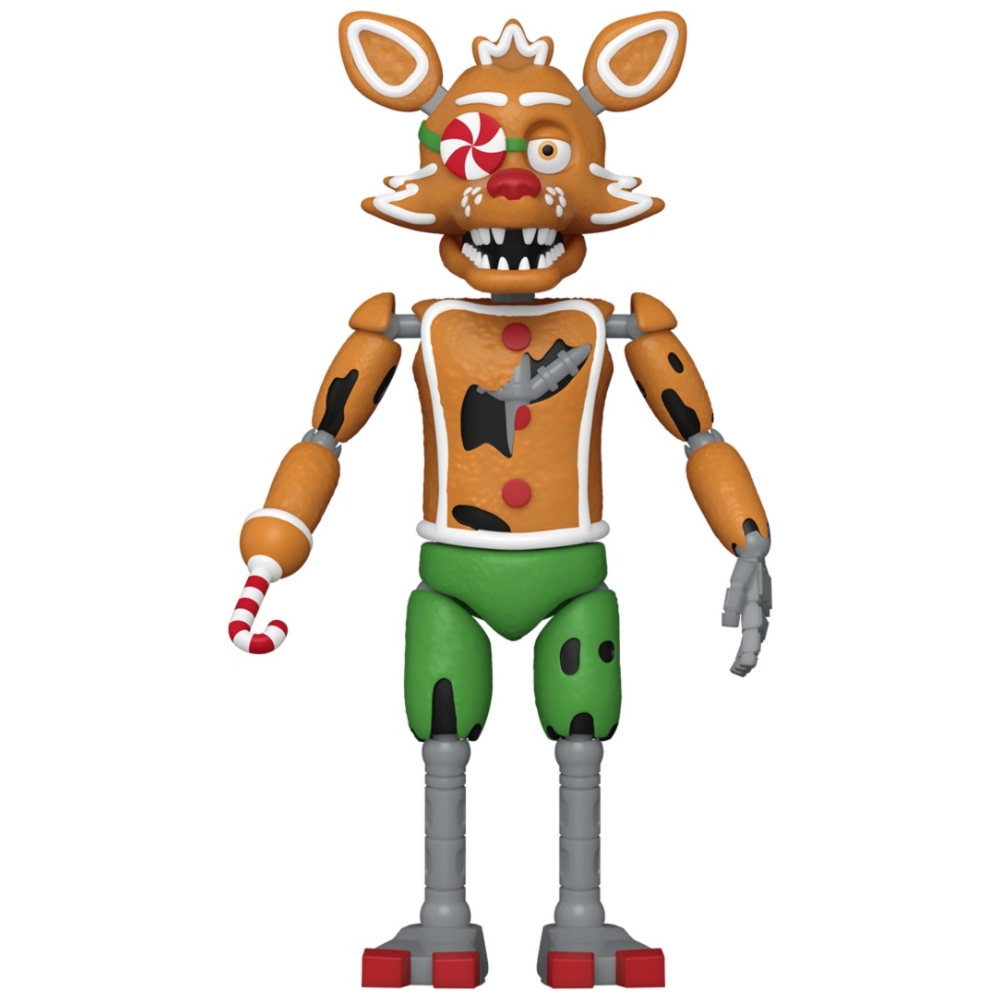 Five Nights At Freddys Holiday Season Gingerbread Foxy Action Figure