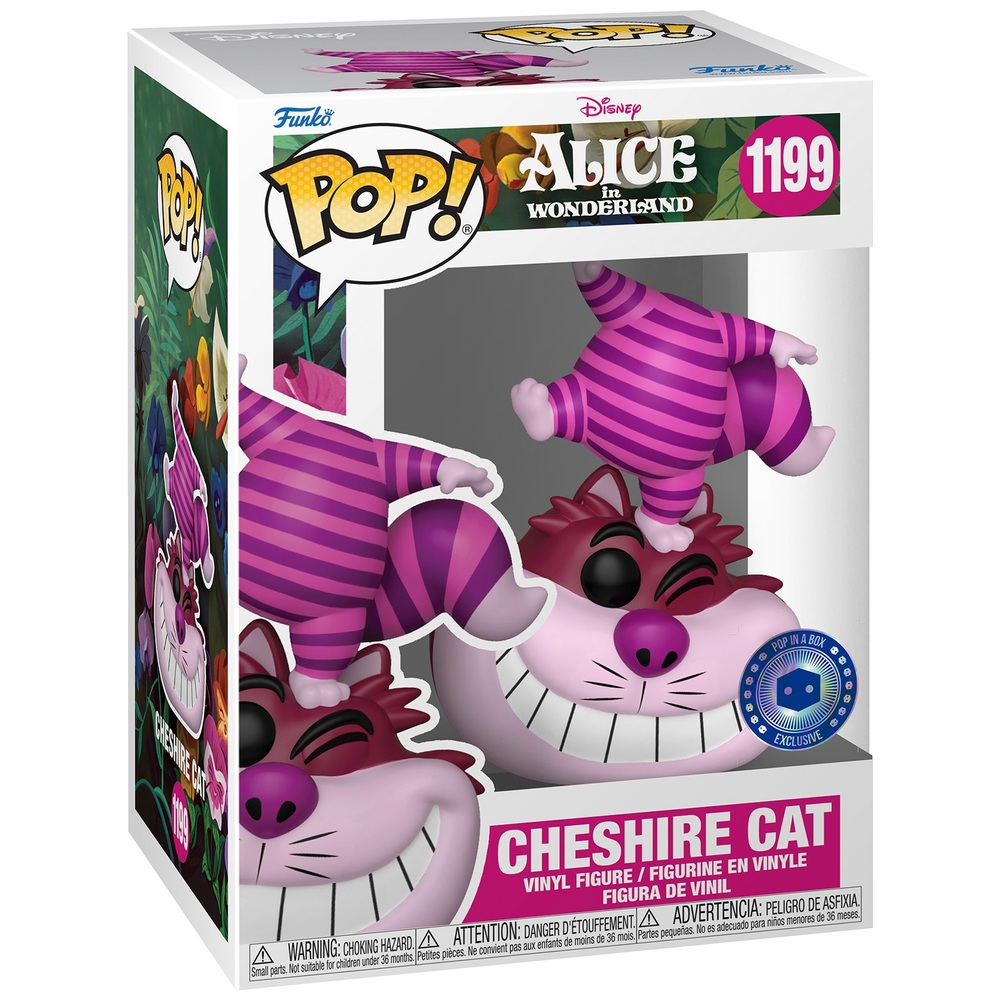 POP! Vinyl 1199: Disney Cheshire Cat (Glow in the Dark) Chase | Smyths Toys