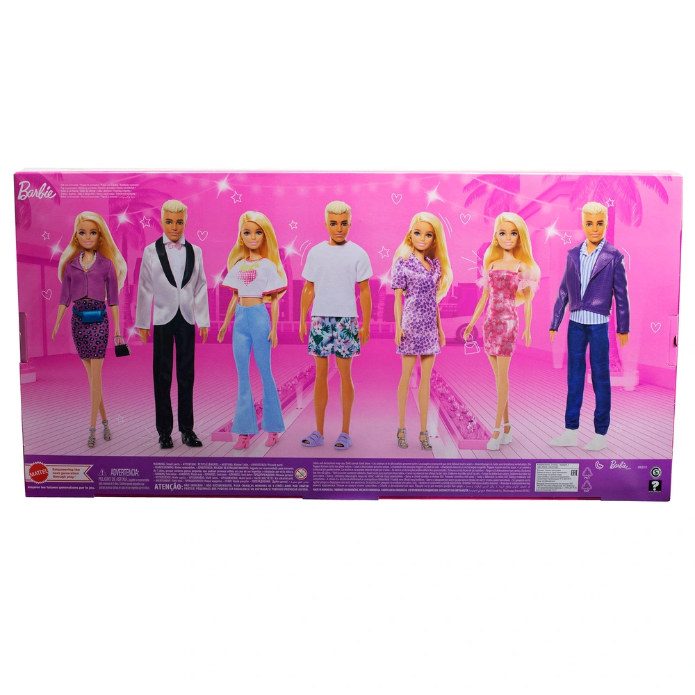 Barbie en Ken Poppen met Kleding en Accessoires Fashion Set | Smyths Toys  Nederland