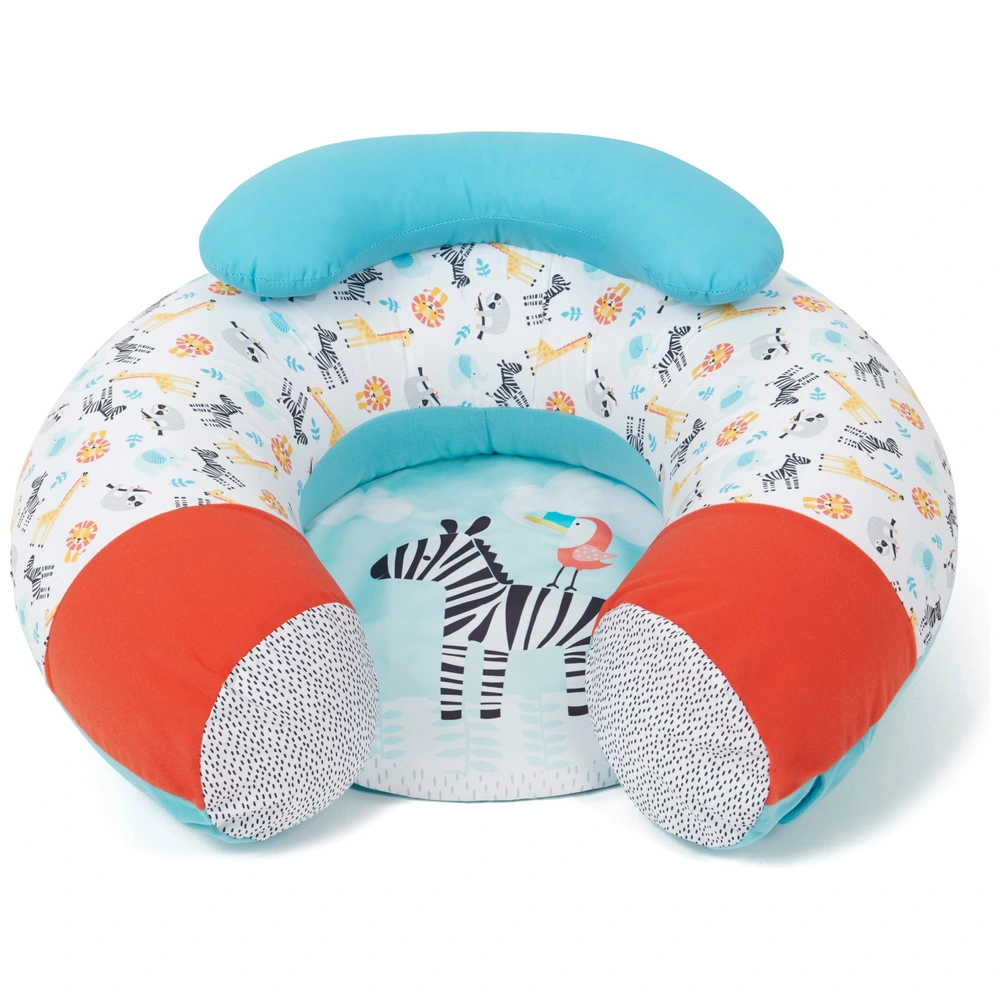 BabyZee Sit Me Up Activity Floor Seat with Play Tray Safari